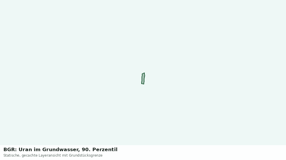 Statische Kartenansicht: BGR: Uran im Grundwasser, 90. Perzentil