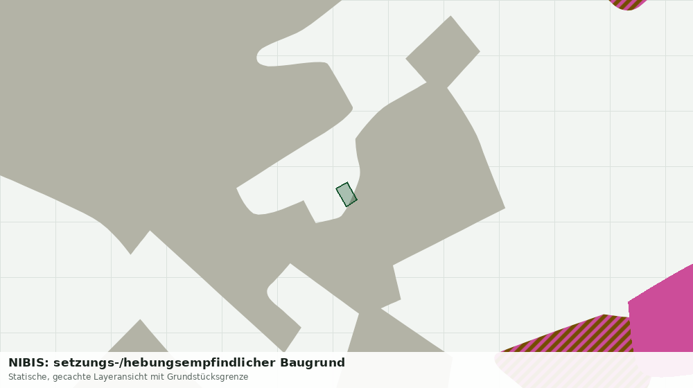 Statische Kartenansicht: NIBIS: setzungs-/hebungsempfindlicher Baugrund
