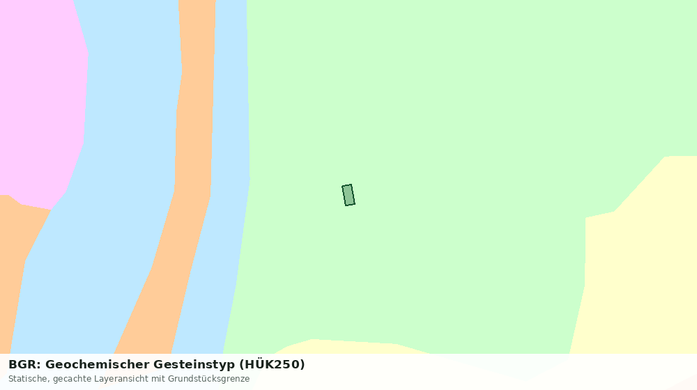 Statische Kartenansicht: BGR: Geochemischer Gesteinstyp (HÜK250)