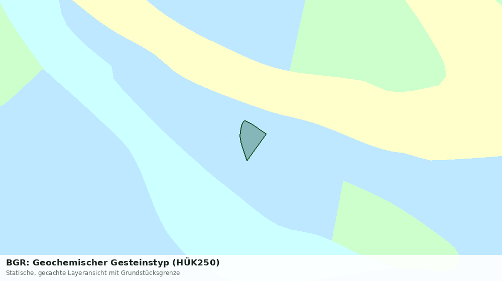 Statische Kartenansicht: BGR: Geochemischer Gesteinstyp (HÜK250)
