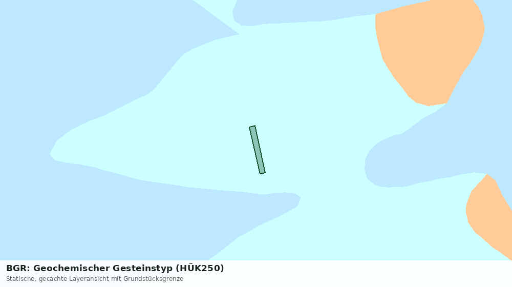 Statische Kartenansicht: BGR: Geochemischer Gesteinstyp (HÜK250)