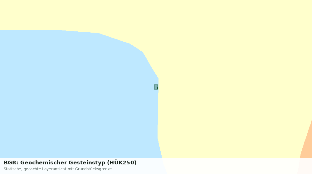 Statische Kartenansicht: BGR: Geochemischer Gesteinstyp (HÜK250)
