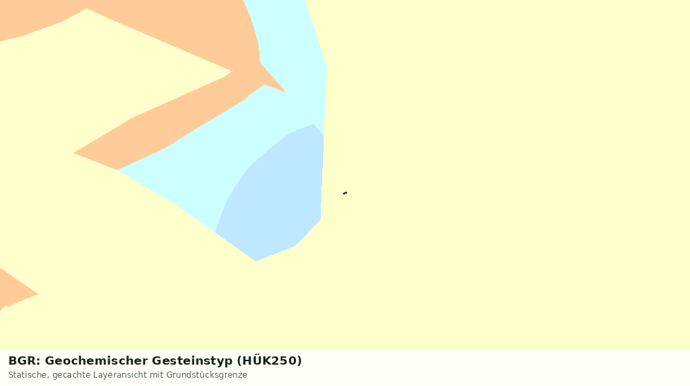 Statische Kartenansicht: BGR: Geochemischer Gesteinstyp (HÜK250)