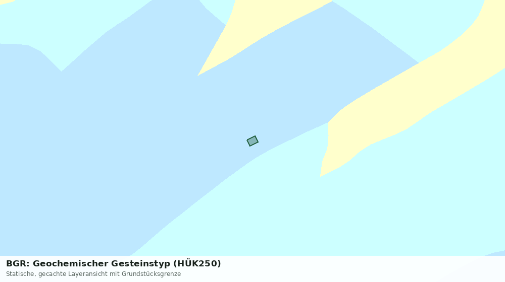 Statische Kartenansicht: BGR: Geochemischer Gesteinstyp (HÜK250)