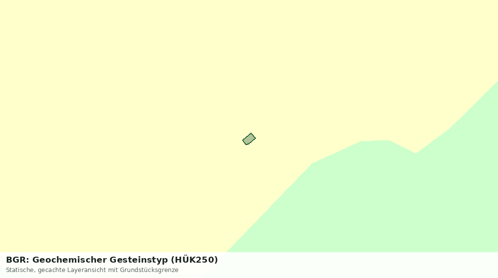 Statische Kartenansicht: BGR: Geochemischer Gesteinstyp (HÜK250)