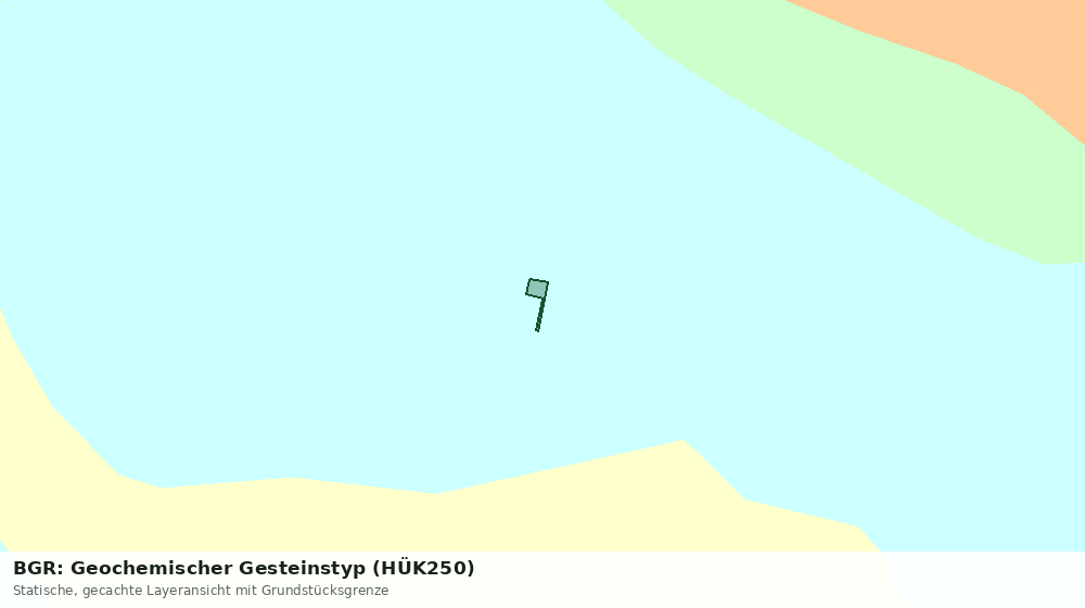 Statische Kartenansicht: BGR: Geochemischer Gesteinstyp (HÜK250)
