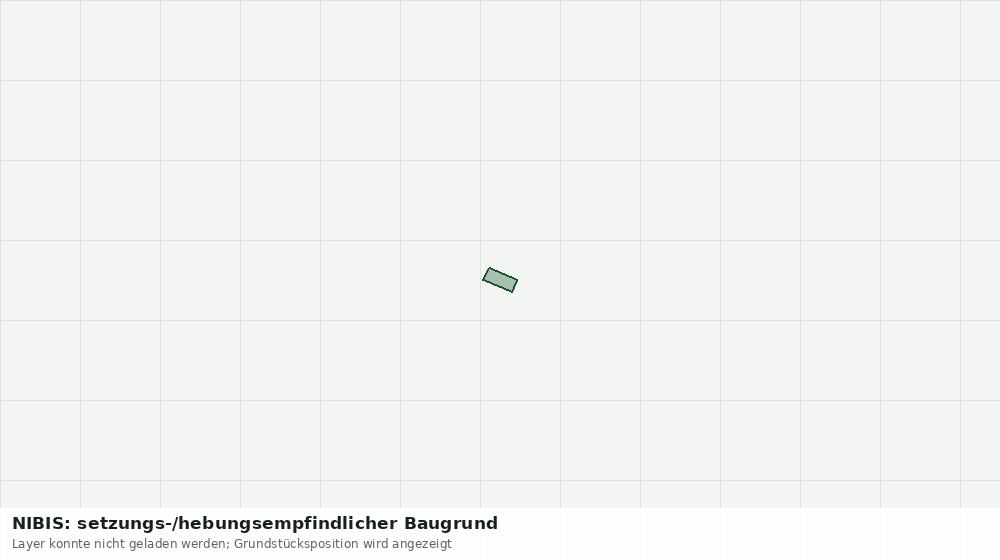 Statische Kartenansicht: NIBIS: setzungs-/hebungsempfindlicher Baugrund