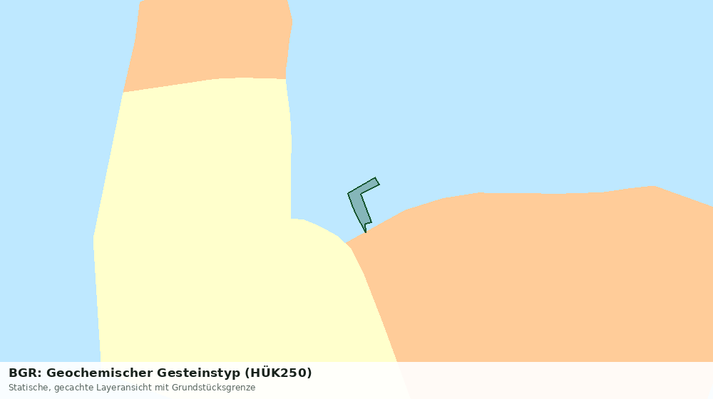 Statische Kartenansicht: BGR: Geochemischer Gesteinstyp (HÜK250)