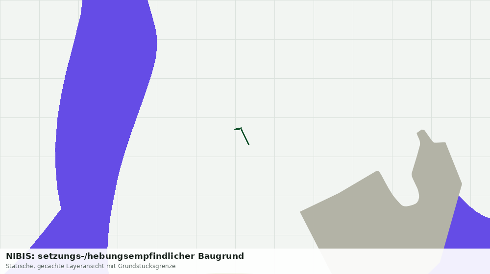 Statische Kartenansicht: NIBIS: setzungs-/hebungsempfindlicher Baugrund