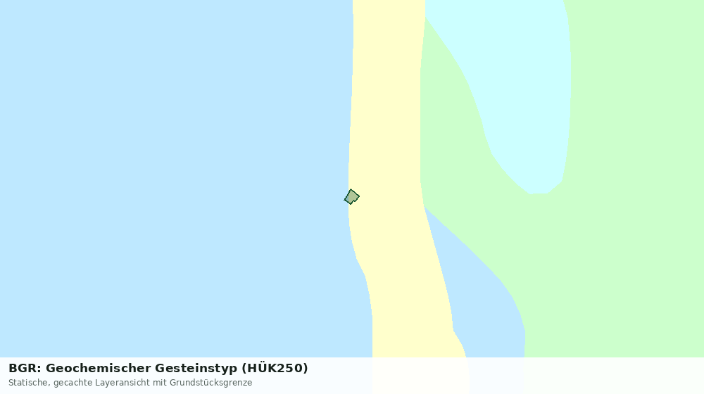 Statische Kartenansicht: BGR: Geochemischer Gesteinstyp (HÜK250)