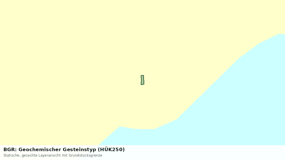 Statische Kartenansicht: BGR: Geochemischer Gesteinstyp (HÜK250)