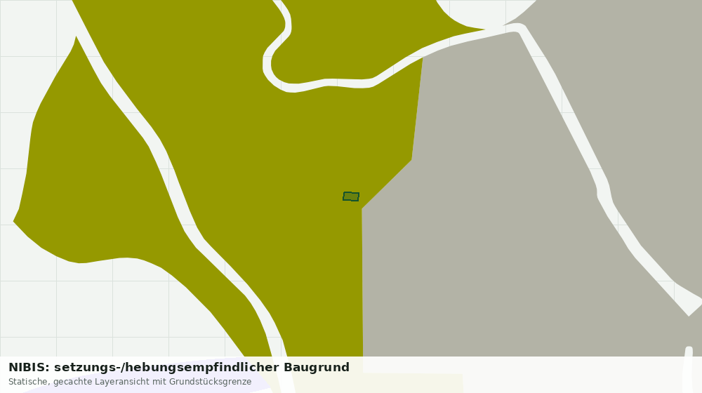 Statische Kartenansicht: NIBIS: setzungs-/hebungsempfindlicher Baugrund