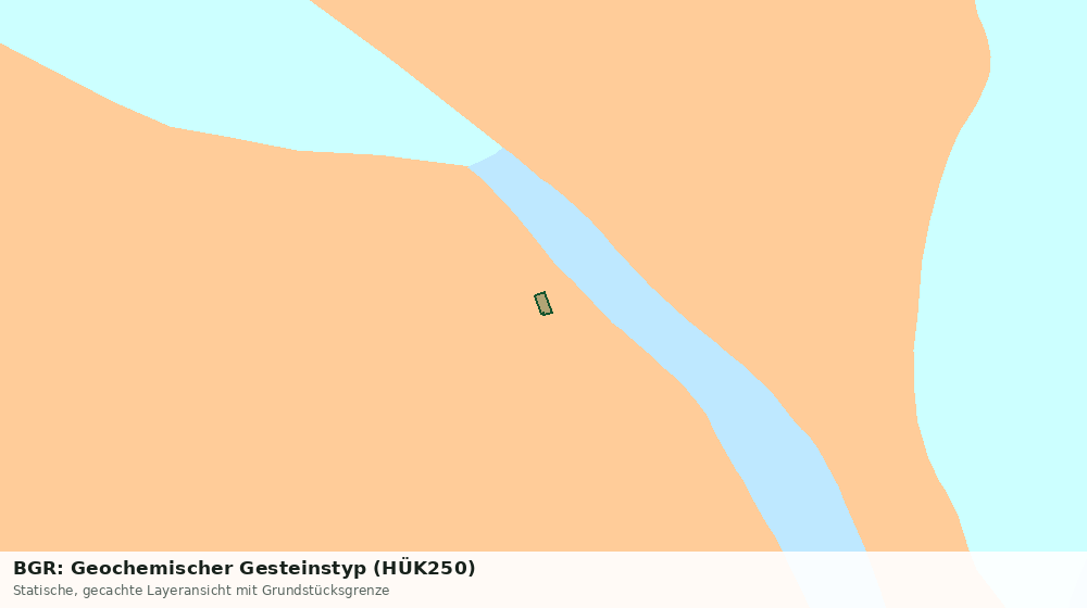 Statische Kartenansicht: BGR: Geochemischer Gesteinstyp (HÜK250)