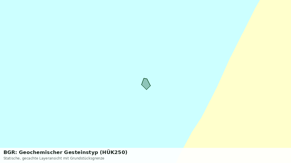 Statische Kartenansicht: BGR: Geochemischer Gesteinstyp (HÜK250)