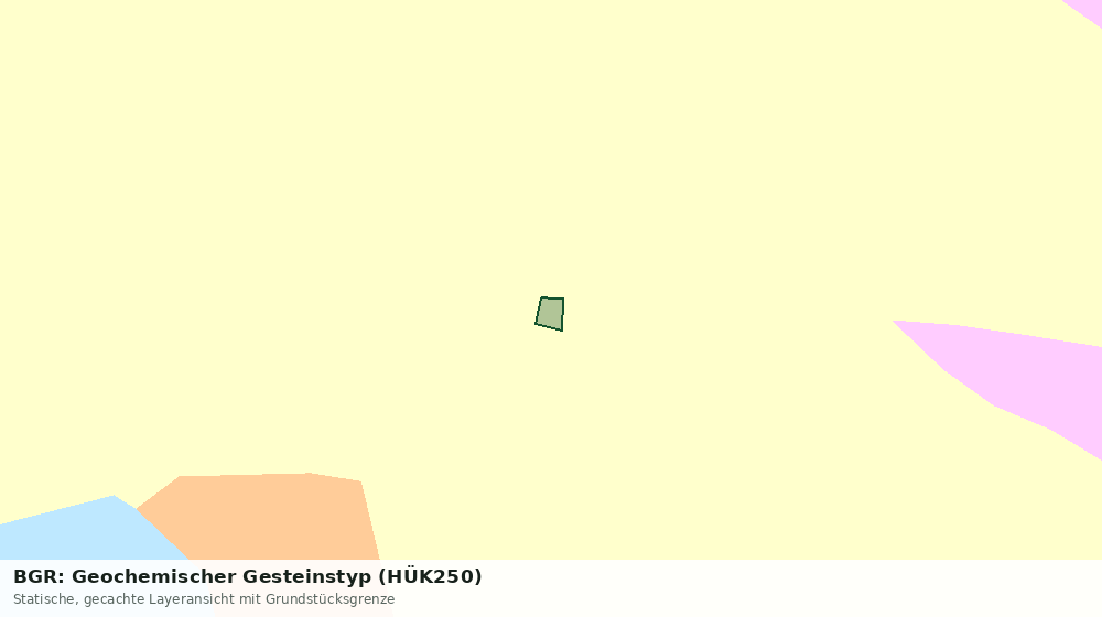 Statische Kartenansicht: BGR: Geochemischer Gesteinstyp (HÜK250)