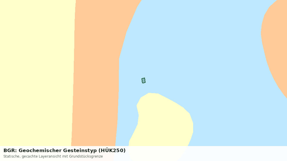 Statische Kartenansicht: BGR: Geochemischer Gesteinstyp (HÜK250)
