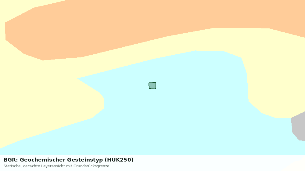 Statische Kartenansicht: BGR: Geochemischer Gesteinstyp (HÜK250)