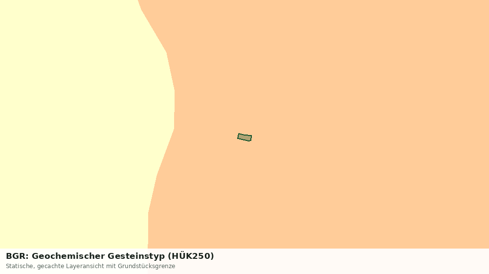 Statische Kartenansicht: BGR: Geochemischer Gesteinstyp (HÜK250)
