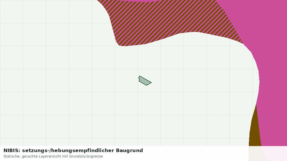 Statische Kartenansicht: NIBIS: setzungs-/hebungsempfindlicher Baugrund