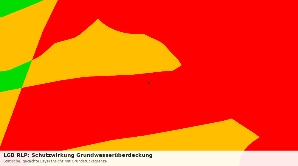 Statische Kartenansicht: LGB RLP: Schutzwirkung Grundwasserüberdeckung