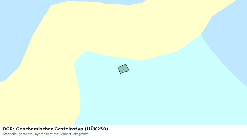 Statische Kartenansicht: BGR: Geochemischer Gesteinstyp (HÜK250)