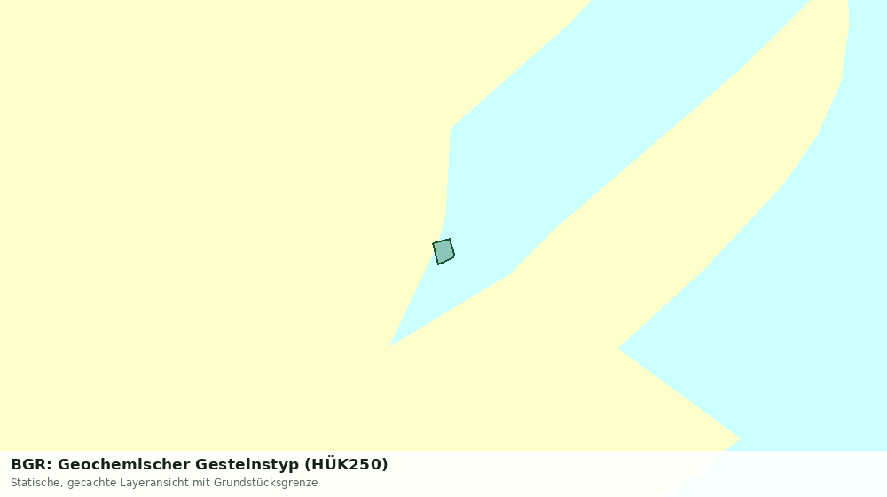 Statische Kartenansicht: BGR: Geochemischer Gesteinstyp (HÜK250)
