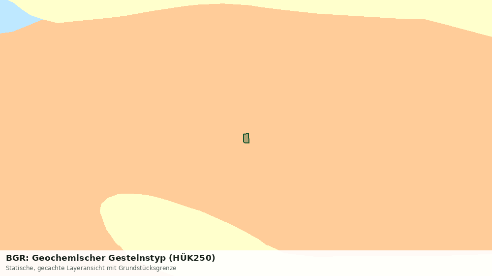 Statische Kartenansicht: BGR: Geochemischer Gesteinstyp (HÜK250)