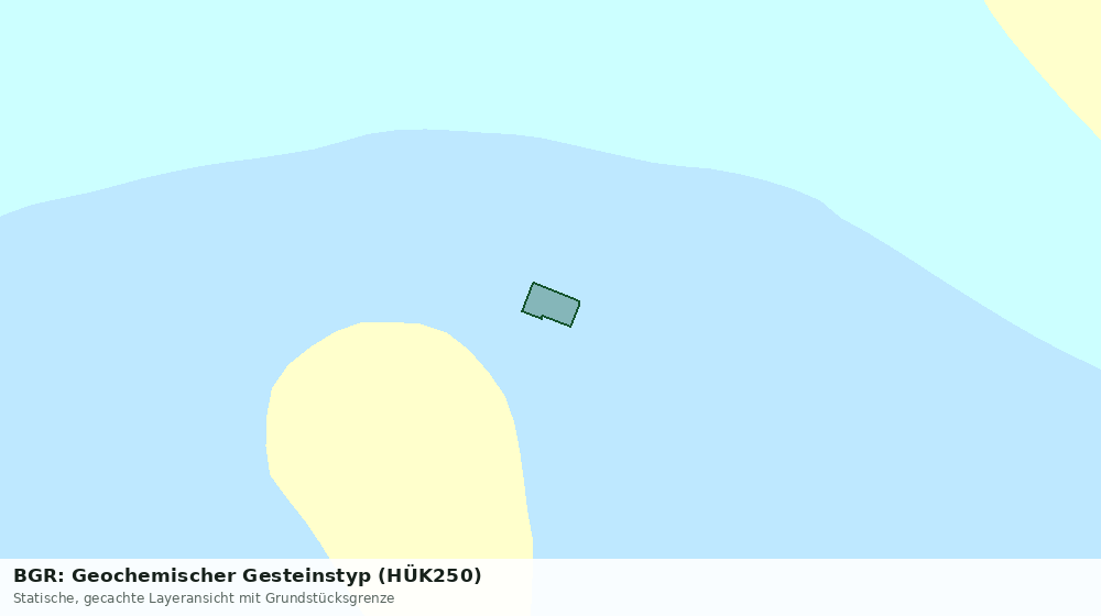 Statische Kartenansicht: BGR: Geochemischer Gesteinstyp (HÜK250)