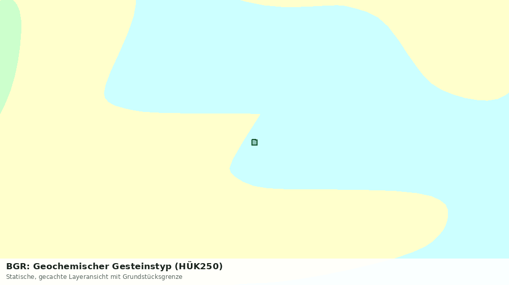 Statische Kartenansicht: BGR: Geochemischer Gesteinstyp (HÜK250)