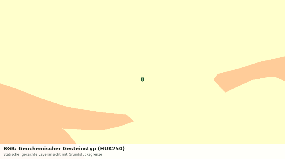 Statische Kartenansicht: BGR: Geochemischer Gesteinstyp (HÜK250)