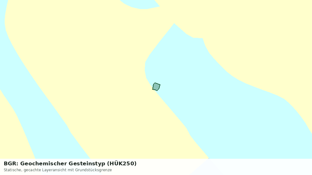 Statische Kartenansicht: BGR: Geochemischer Gesteinstyp (HÜK250)
