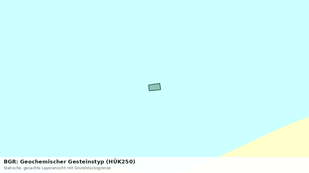 Statische Kartenansicht: BGR: Geochemischer Gesteinstyp (HÜK250)