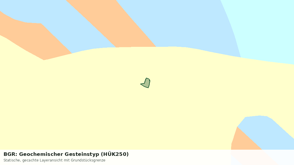 Statische Kartenansicht: BGR: Geochemischer Gesteinstyp (HÜK250)