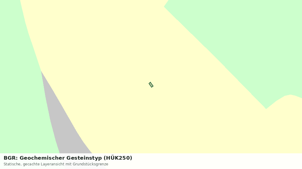 Statische Kartenansicht: BGR: Geochemischer Gesteinstyp (HÜK250)