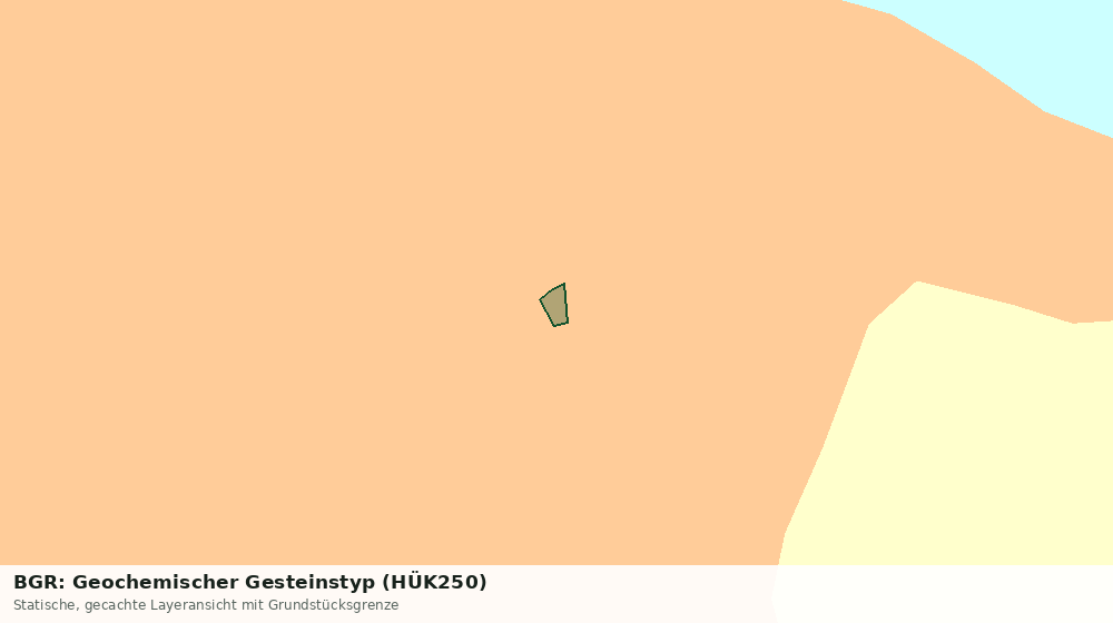 Statische Kartenansicht: BGR: Geochemischer Gesteinstyp (HÜK250)