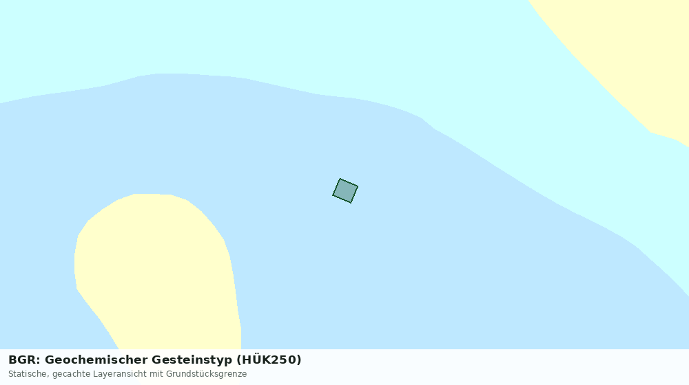Statische Kartenansicht: BGR: Geochemischer Gesteinstyp (HÜK250)