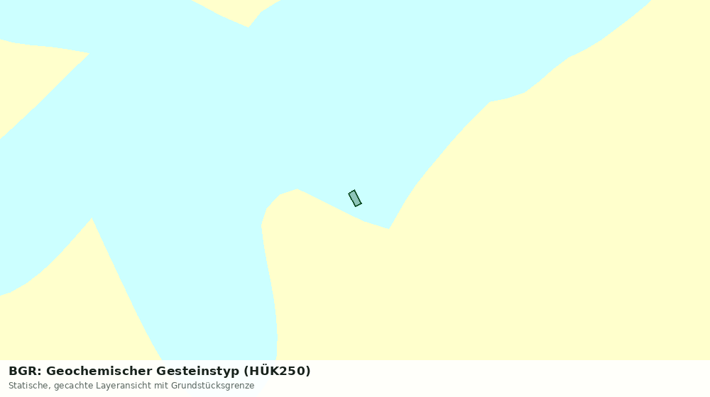 Statische Kartenansicht: BGR: Geochemischer Gesteinstyp (HÜK250)