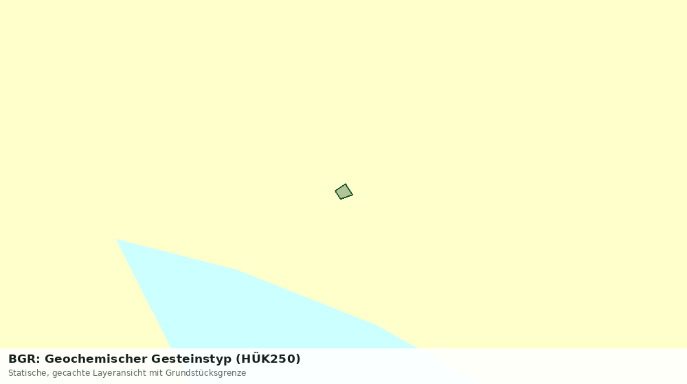 Statische Kartenansicht: BGR: Geochemischer Gesteinstyp (HÜK250)