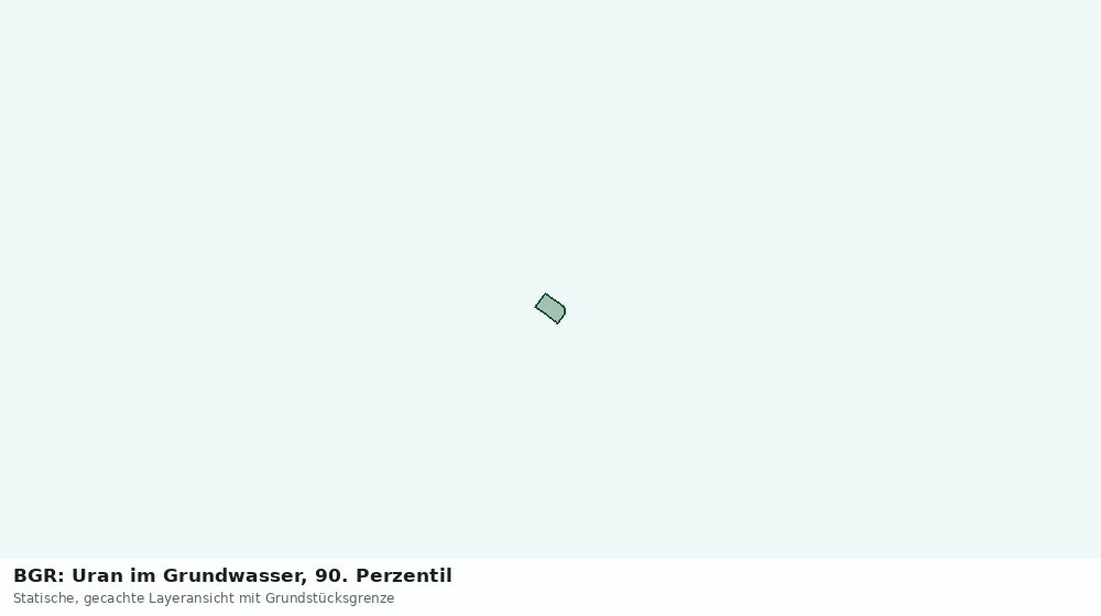 Statische Kartenansicht: BGR: Uran im Grundwasser, 90. Perzentil