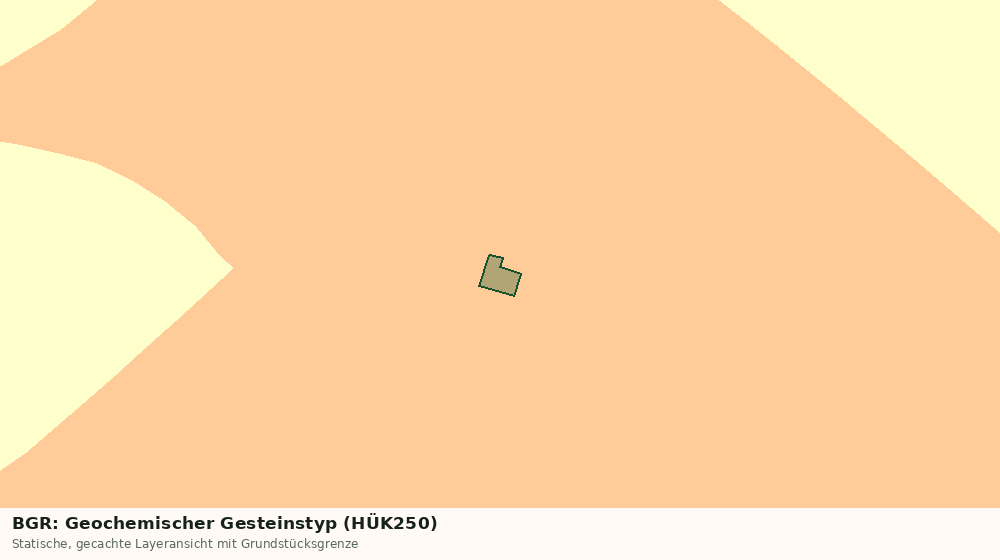 Statische Kartenansicht: BGR: Geochemischer Gesteinstyp (HÜK250)