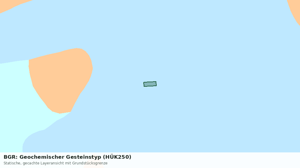 Statische Kartenansicht: BGR: Geochemischer Gesteinstyp (HÜK250)