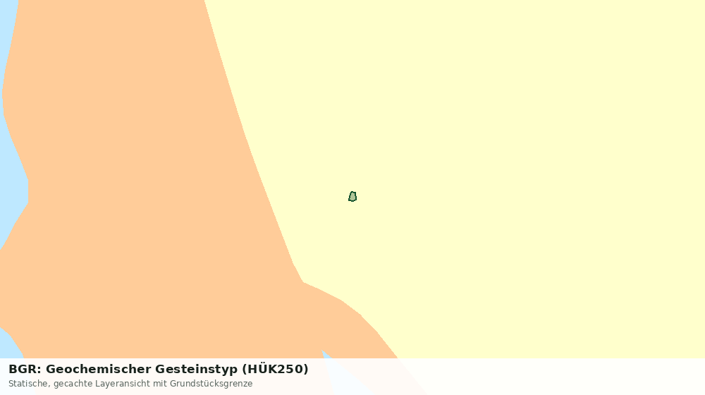 Statische Kartenansicht: BGR: Geochemischer Gesteinstyp (HÜK250)