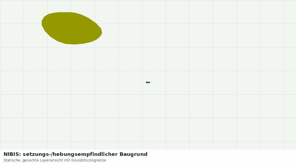 Statische Kartenansicht: NIBIS: setzungs-/hebungsempfindlicher Baugrund