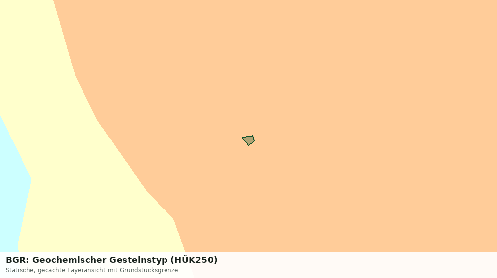 Statische Kartenansicht: BGR: Geochemischer Gesteinstyp (HÜK250)