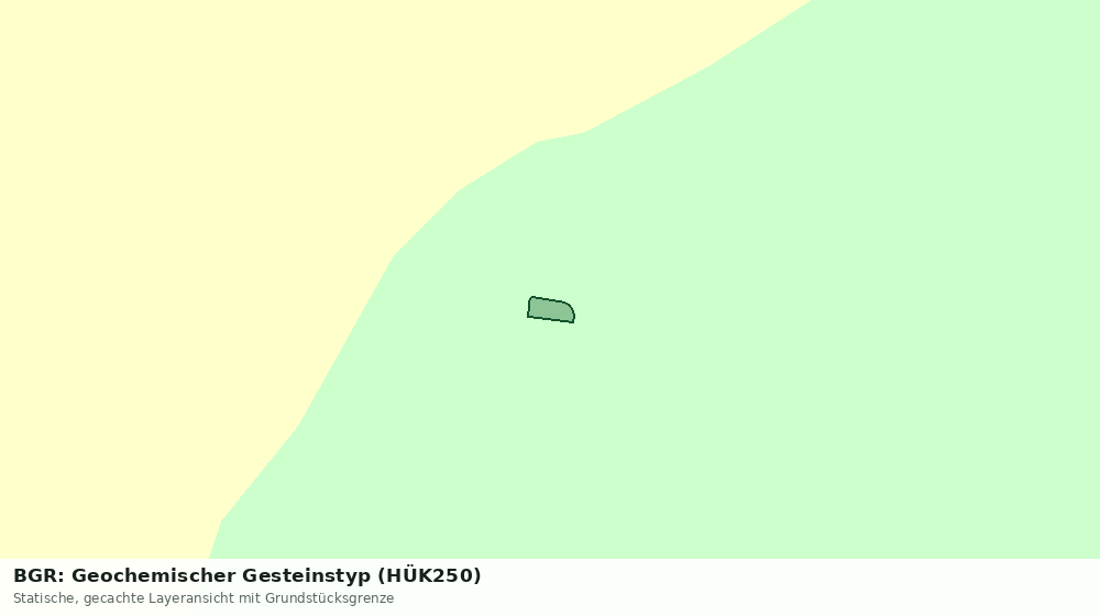 Statische Kartenansicht: BGR: Geochemischer Gesteinstyp (HÜK250)