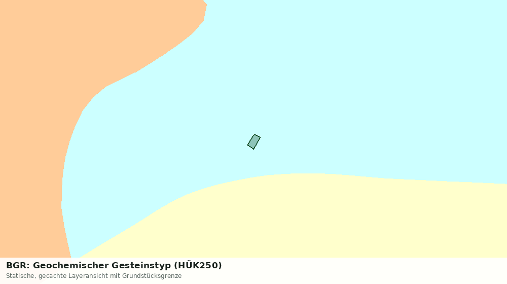 Statische Kartenansicht: BGR: Geochemischer Gesteinstyp (HÜK250)