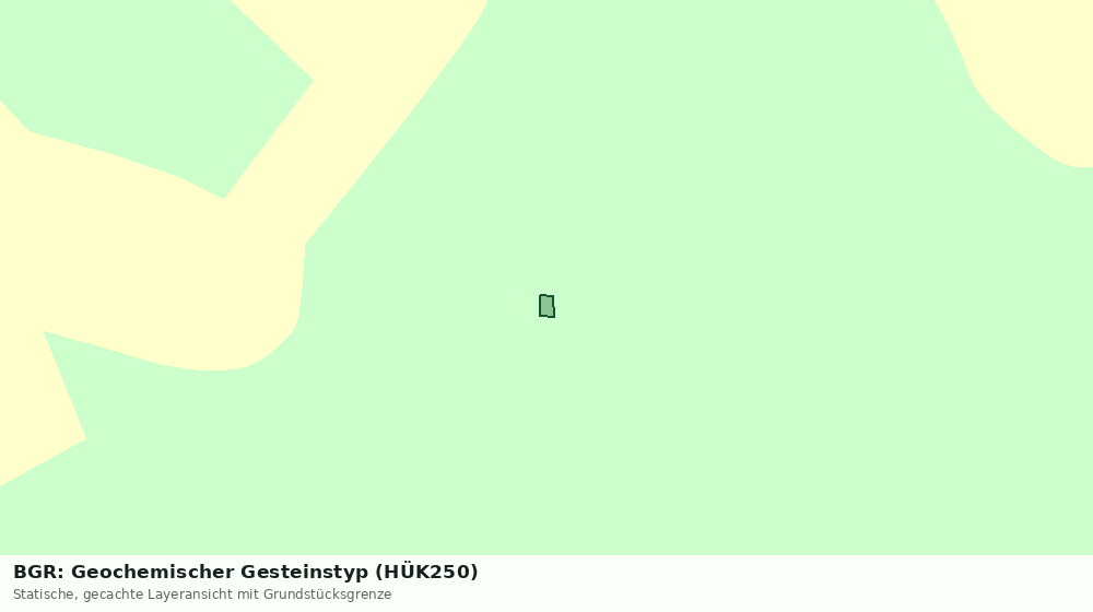 Statische Kartenansicht: BGR: Geochemischer Gesteinstyp (HÜK250)