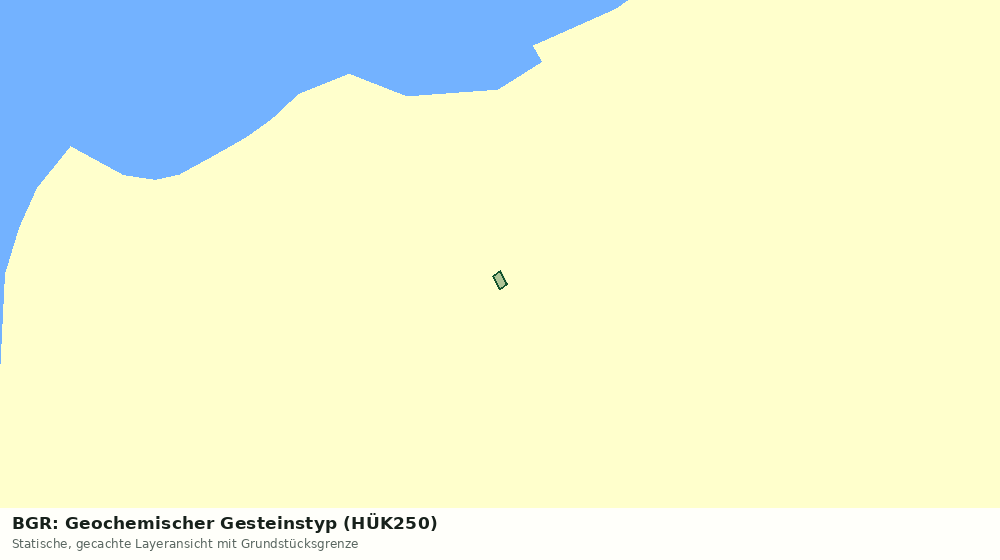 Statische Kartenansicht: BGR: Geochemischer Gesteinstyp (HÜK250)