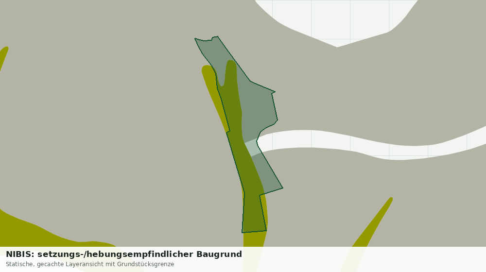 Statische Kartenansicht: NIBIS: setzungs-/hebungsempfindlicher Baugrund