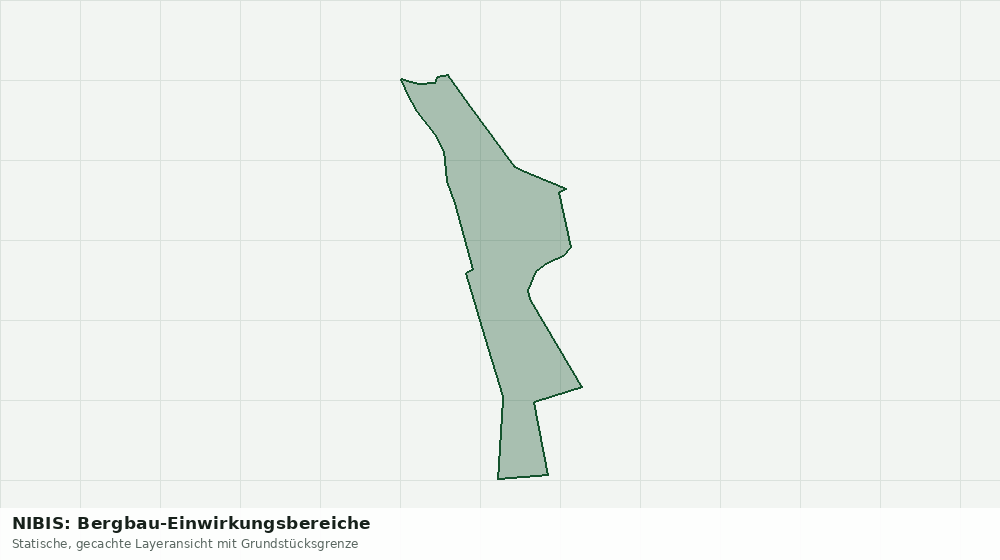 Statische Kartenansicht: NIBIS: Bergbau-Einwirkungsbereiche